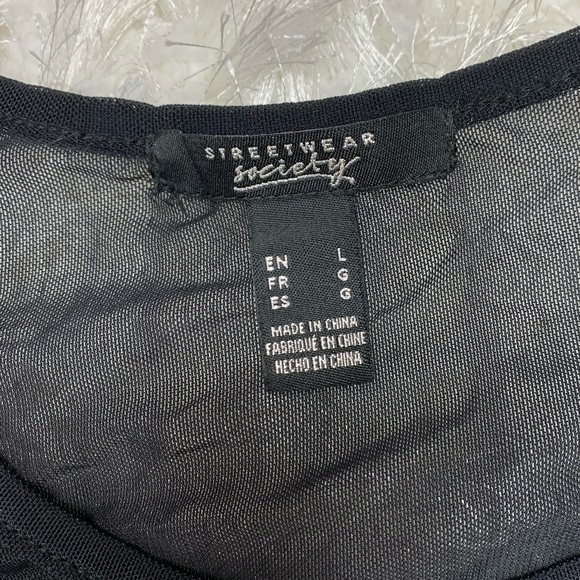 Black see-through top - Picture 4 of 4